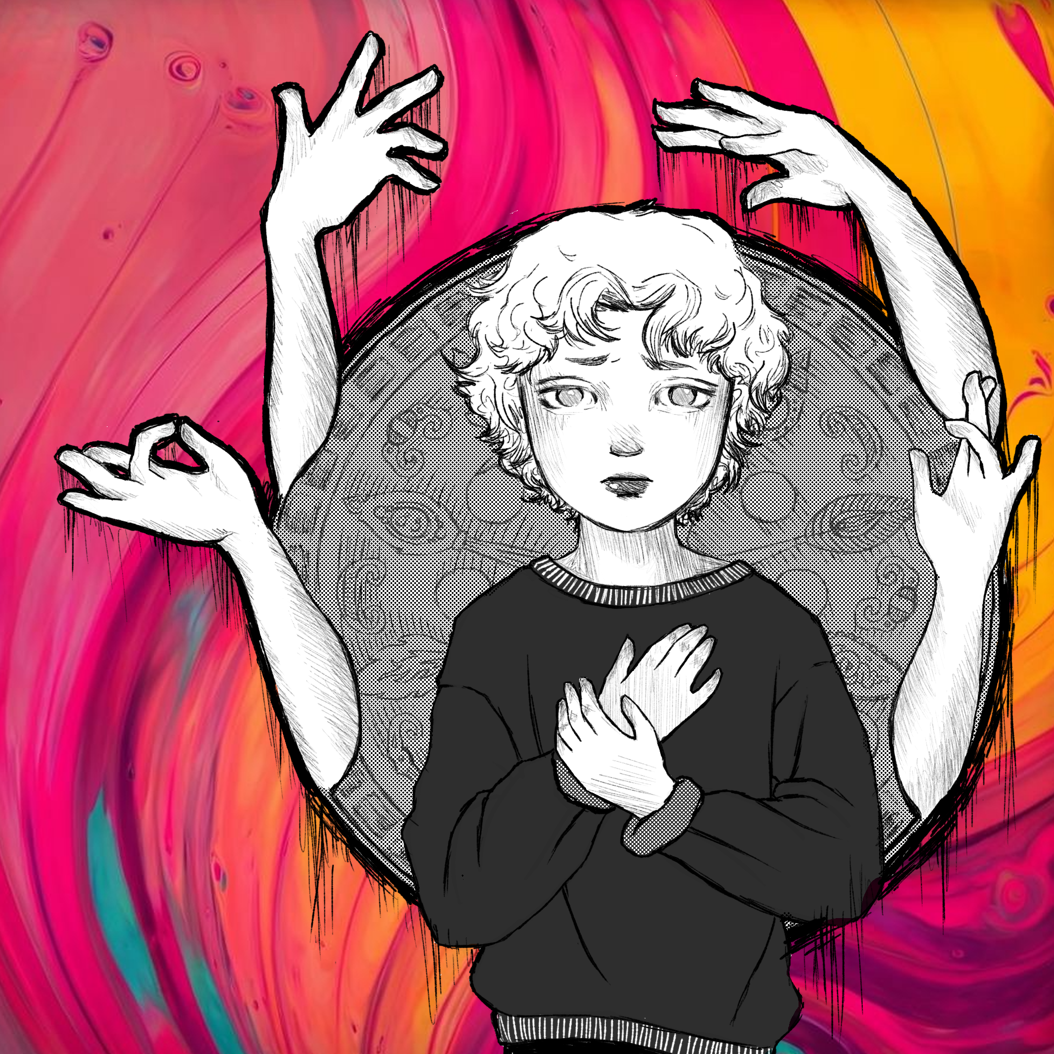 The End of The Wheel webcomic by Kultura - Psychedelic religious fantasy webcomic with sci-fi symbolism and hand-drawn vertical scroll art